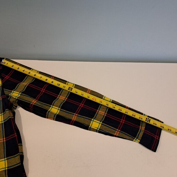 J. Crew Men's Large Long Sleeve Button Down Slim Fit Plaid Oxford Style #03034 - Picture 12 of 13